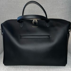 Mina Baie Midi Emmy Vegan in Black and Gold hardware